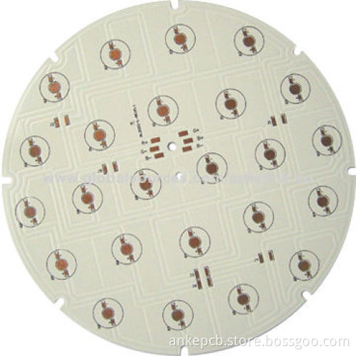 Aluminum PCB with white soldermask, quick-turn and mass production, no MOQ